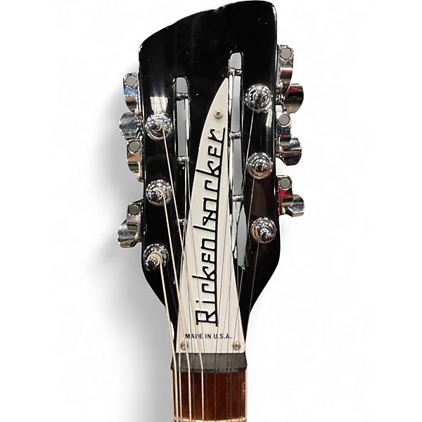 Used Rickenbacker 360/12 Black Hollow Body Electric Guitar