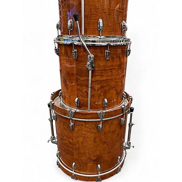 Used Ludwig 5 Piece Classic Maple Trans Brown Drum Kit