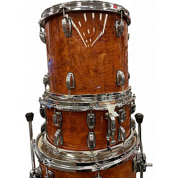 Used Ludwig 5 Piece Classic Maple Trans Brown Drum Kit