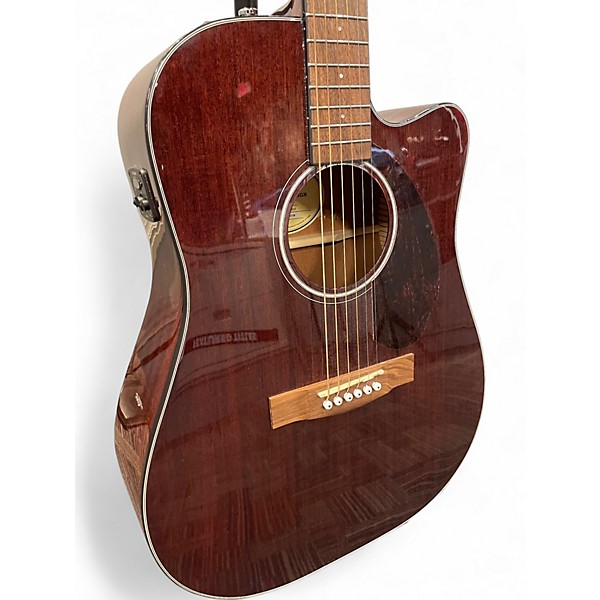 Used Fender CD140SCE Mahogany Acoustic Electric Guitar