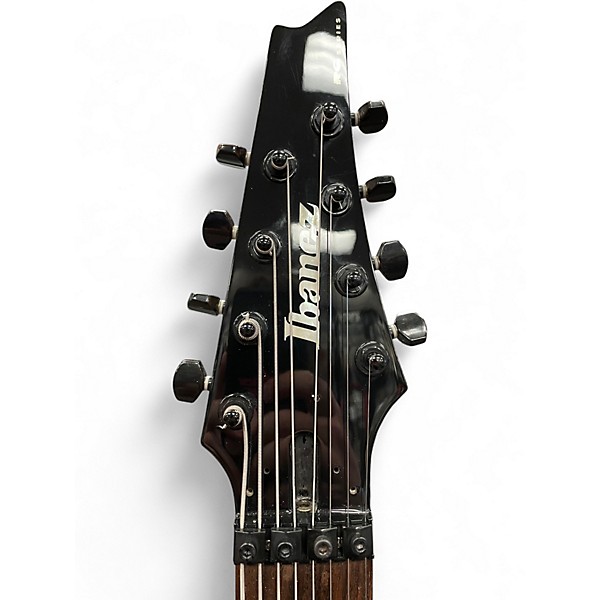 Used Ibanez RGA8QM Trans Black Solid Body Electric Guitar