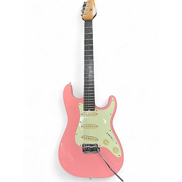Used Schecter Guitar Research SUN VALLET STRAT Pink Solid Body Electric Guitar
