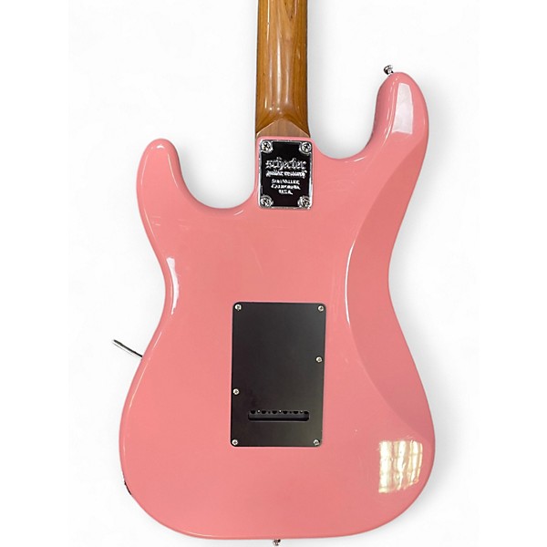 Used Schecter Guitar Research SUN VALLET STRAT Pink Solid Body Electric Guitar