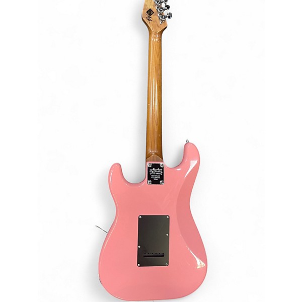 Used Schecter Guitar Research SUN VALLET STRAT Pink Solid Body Electric Guitar