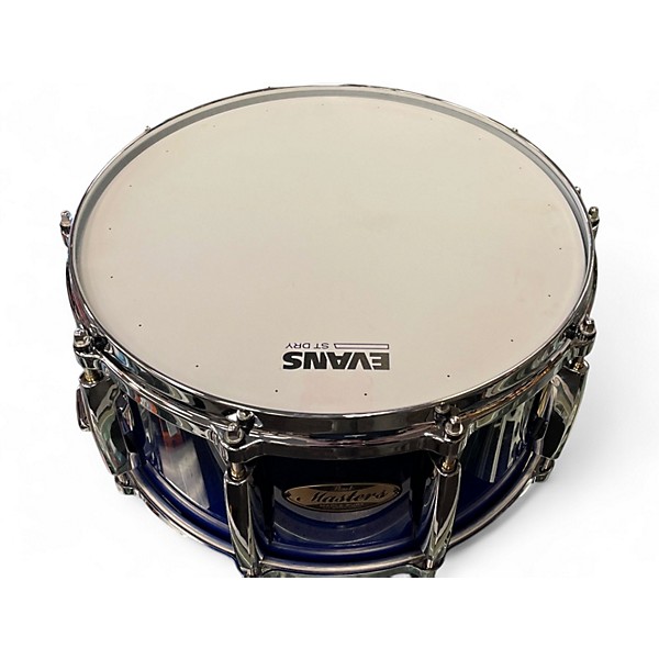 Used Pearl 6.5X14 Masters Maple Pure Blue Drum