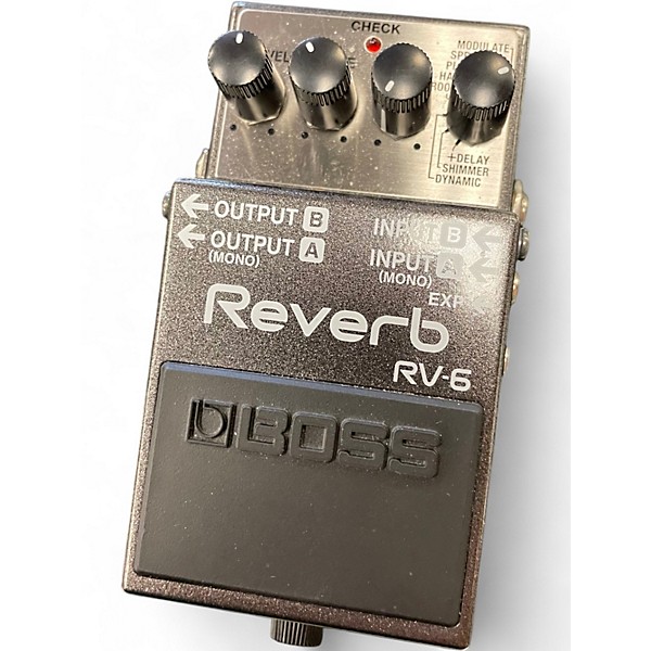 Used BOSS RV6 Digital Reverb Effect Pedal
