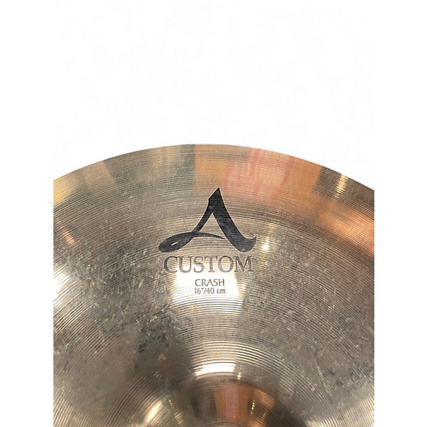 Used Zildjian 16in a custom Cymbal