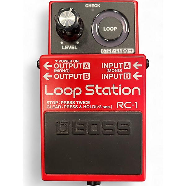 Used BOSS RC1 Loop Station Pedal