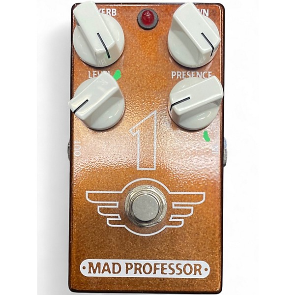 Used Mad Professor 1 Distortion and Reverb Effect Pedal