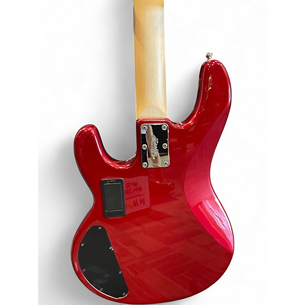 Used Sterling by Music Man Ray4HH Candy Apple Red Electric Bass Guitar