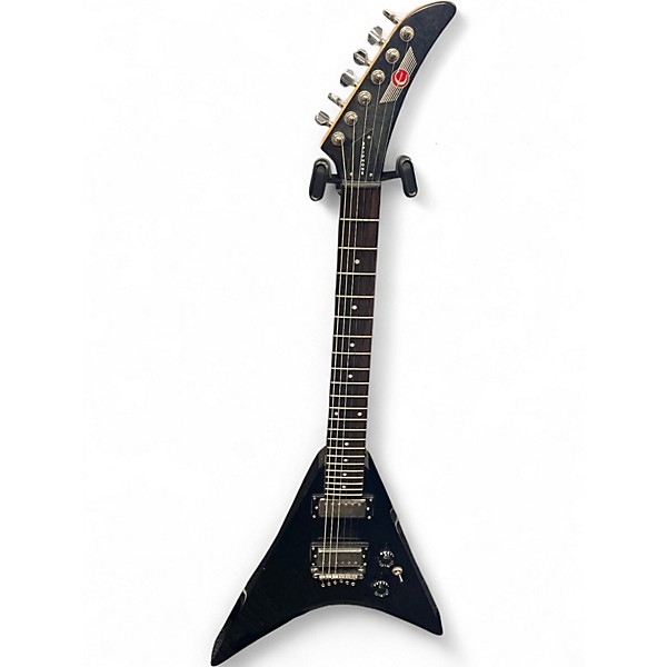 Used Epiphone DEMON V Black Solid Body Electric Guitar