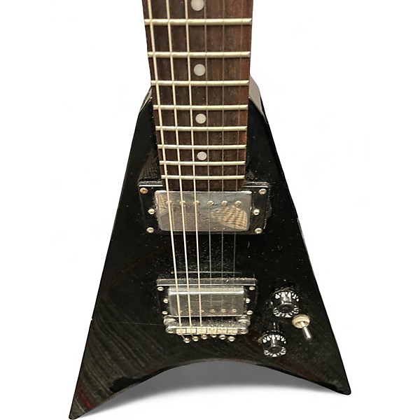 Used Epiphone DEMON V Black Solid Body Electric Guitar