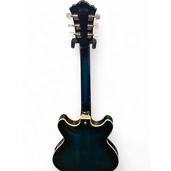 Used Ibanez AS93 Artcore Blue Sunburst Hollow Body Electric Guitar