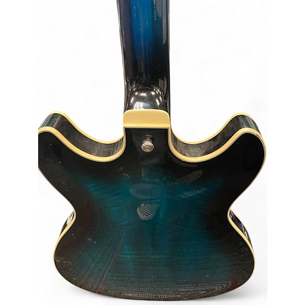 Used Ibanez AS93 Artcore Blue Sunburst Hollow Body Electric Guitar
