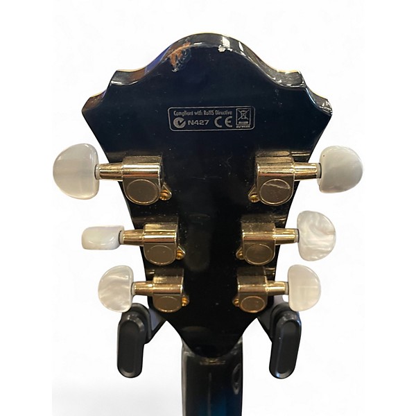 Used Ibanez AS93 Artcore Blue Sunburst Hollow Body Electric Guitar