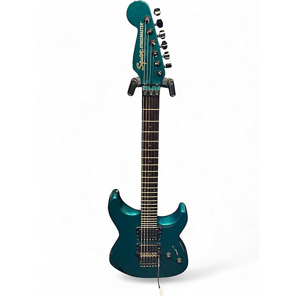 Used Squier STAGEMASTER Emerald Green Solid Body Electric Guitar