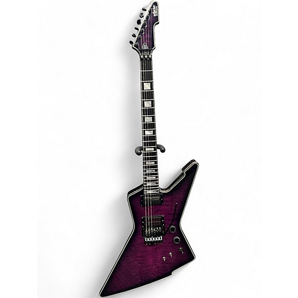 Used Schecter Guitar Research E-1 FRS Special Edition Trans Purple Solid Body Electric Guitar