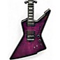Used Schecter Guitar Research E-1 FRS Special Edition Trans Purple Solid Body Electric Guitar