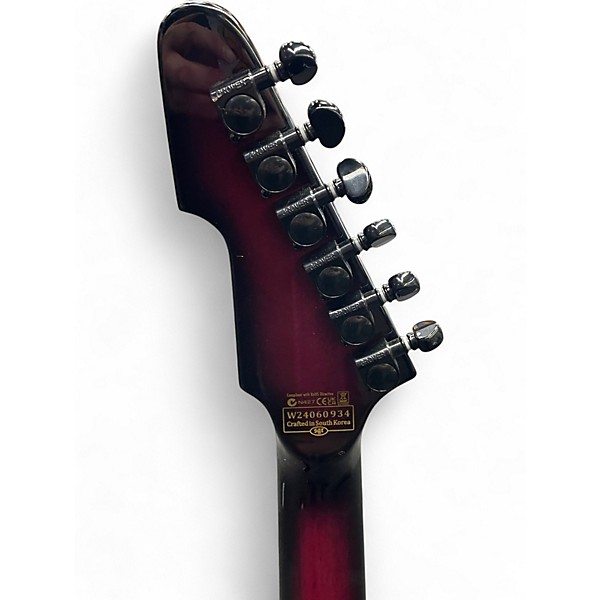 Used Schecter Guitar Research E-1 FRS Special Edition Trans Purple Solid Body Electric Guitar