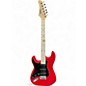 Used Glarry gst Candy Apple Red Solid Body Electric Guitar thumbnail