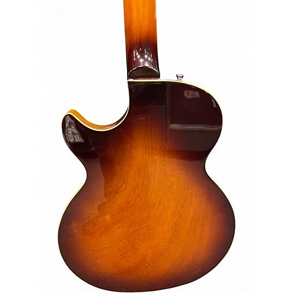 Used Iyv IJZ 300A 2 Color Sunburst Hollow Body Electric Guitar