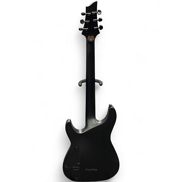Used Schecter Guitar Research C1 Platinum Satin Black Solid Body Electric Guitar