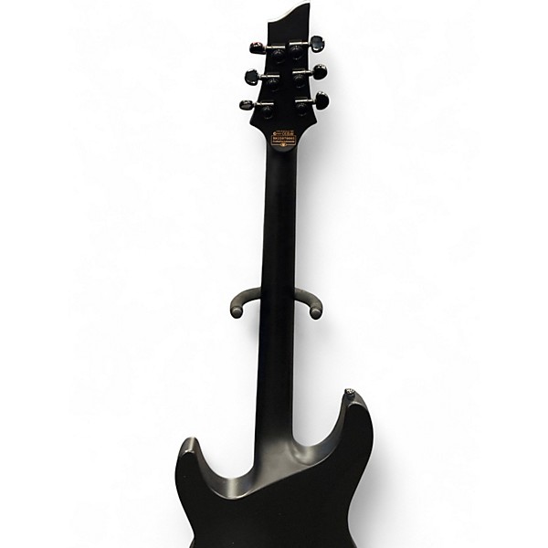Used Schecter Guitar Research C1 Platinum Satin Black Solid Body Electric Guitar