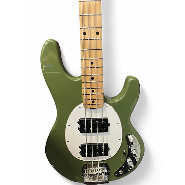 Used Sterling by Music Man ray4HH Green Electric Bass Guitar