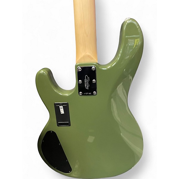 Used Sterling by Music Man ray4HH Green Electric Bass Guitar