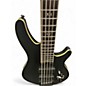 Used Schecter Guitar Research ELITE EVIL TWIN Satin Black Electric Bass Guitar