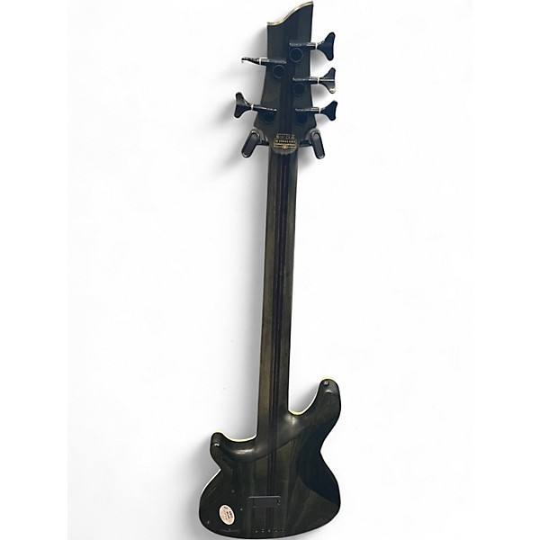 Used Schecter Guitar Research ELITE EVIL TWIN Satin Black Electric Bass Guitar