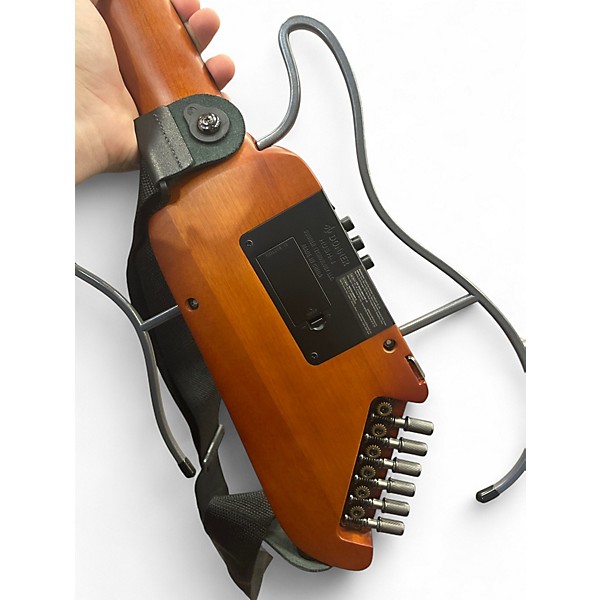 Used Donner HUSH-1 Natural Acoustic Electric Guitar