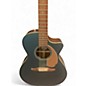 Used Fender Newporter Player Blue Acoustic Electric Guitar