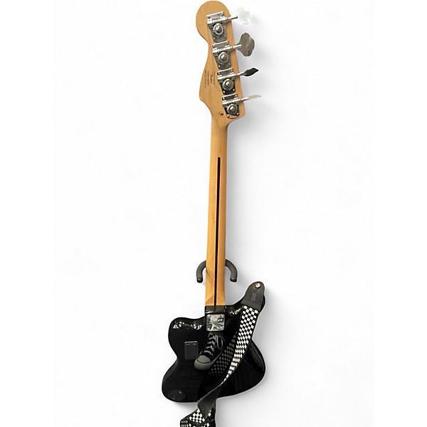 Used Squier Vintage Modified Jaguar Bass Special Black Electric Bass Guitar