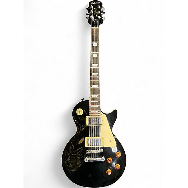 Used Epiphone Les Paul Standard Black Solid Body Electric Guitar