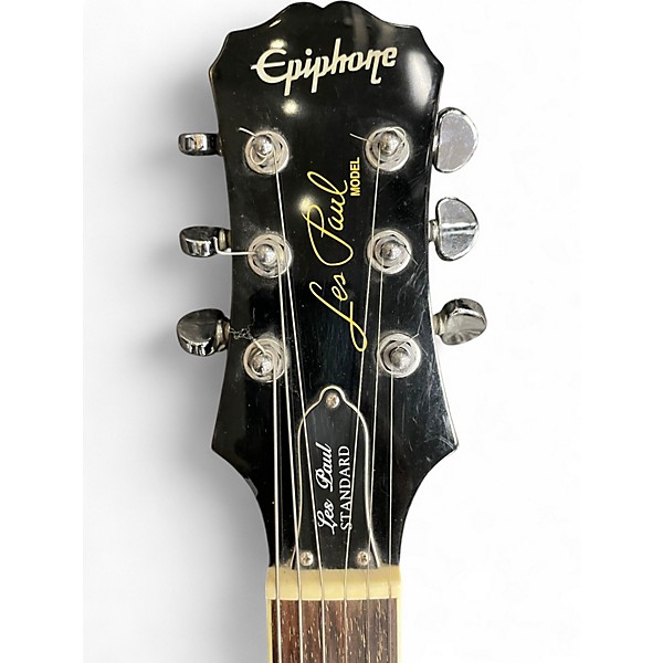 Used Epiphone Les Paul Standard Black Solid Body Electric Guitar