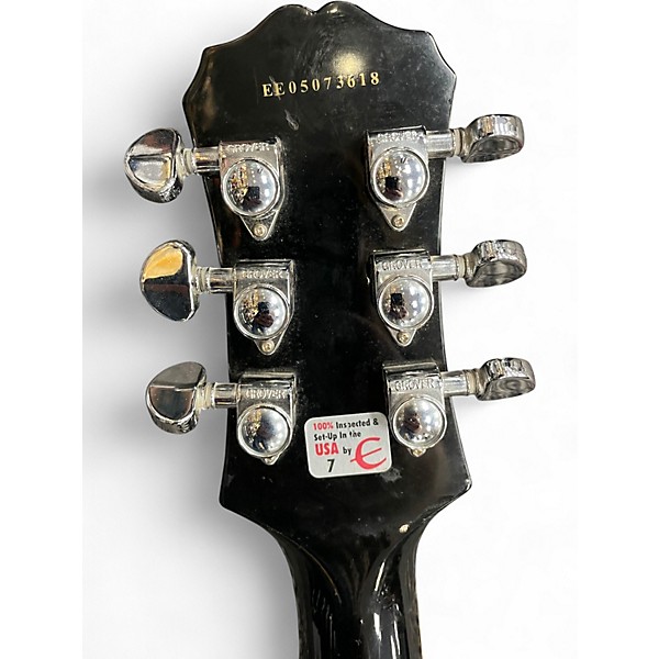 Used Epiphone Les Paul Standard Black Solid Body Electric Guitar