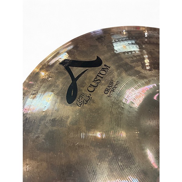 Used Zildjian 16in A Custom Crash Cymbal