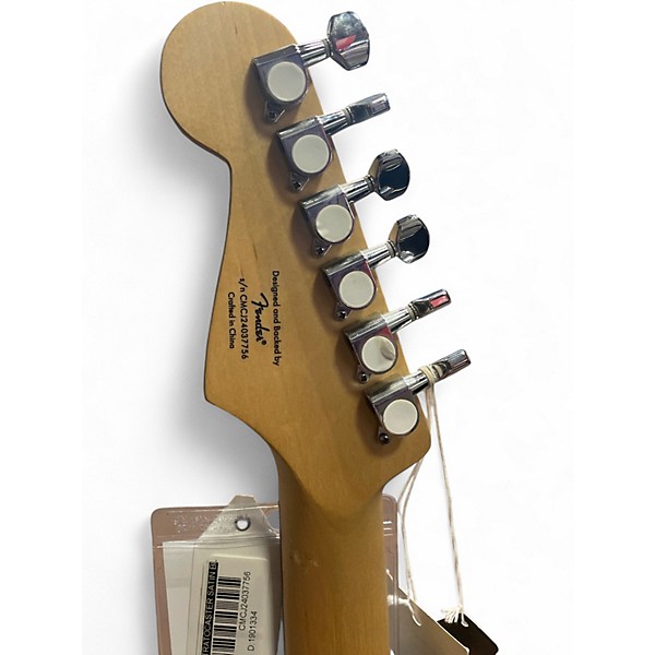 Used Squier DEBUT STRATOCASTER Satin Black Solid Body Electric Guitar