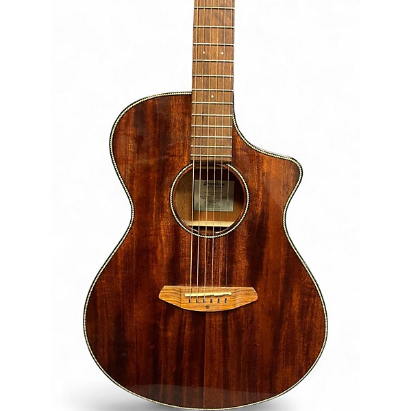 Used Breedlove Discovery Concert Natural Acoustic Guitar
