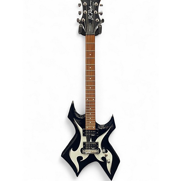 Used B.C. Rich Bronze Series Warlock Black Solid Body Electric