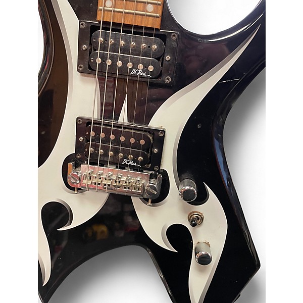 Used B.C. Rich Bronze Series Warlock Black Solid Body Electric