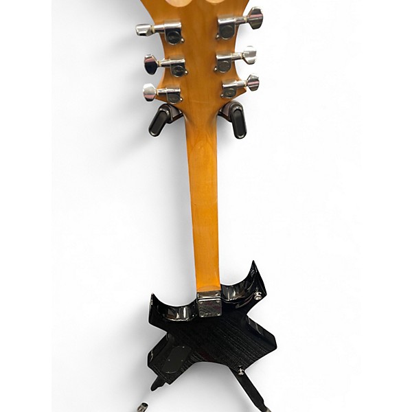Used B.C. Rich Bronze Series Warlock Black Solid Body Electric