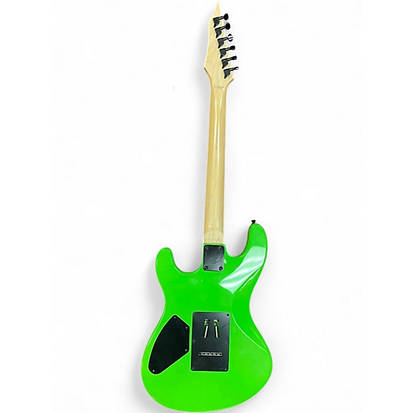 Used Dean Custom Zone Green Solid Body Electric Guitar