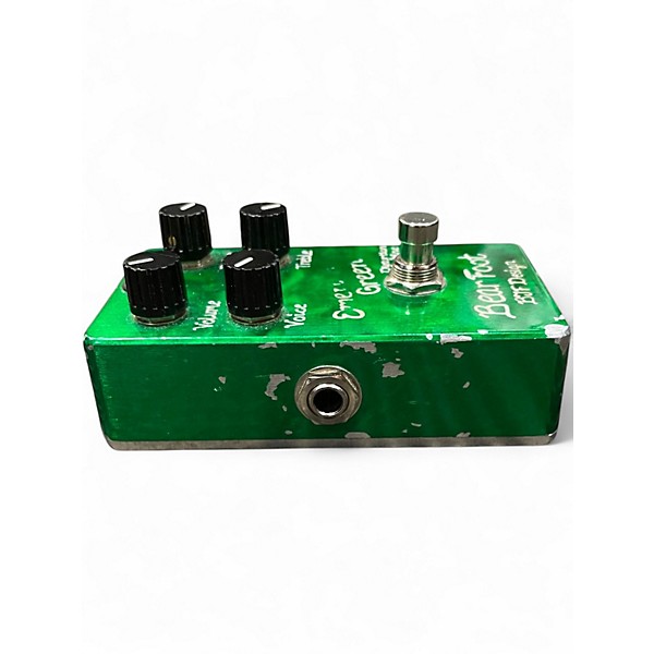 Used Bear Foot Fx EMERALD GREEN DISTORTION MACHINE Effect Pedal