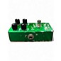 Used Bear Foot Fx EMERALD GREEN DISTORTION MACHINE Effect Pedal