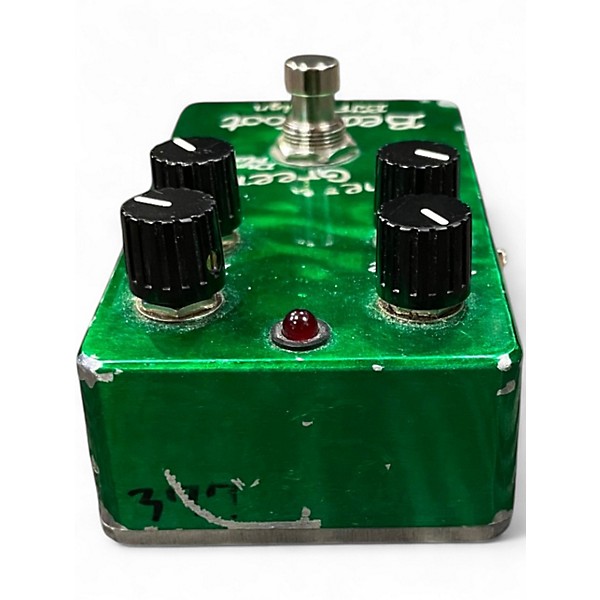 Used Bear Foot Fx EMERALD GREEN DISTORTION MACHINE Effect Pedal