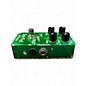 Used Bear Foot Fx EMERALD GREEN DISTORTION MACHINE Effect Pedal