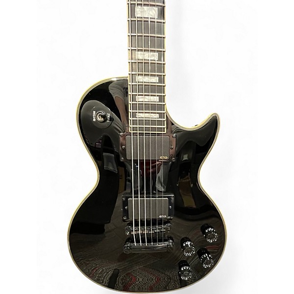 Used Epiphone Matt Heafy Les Paul Custom Black Solid Body Electric Guitar