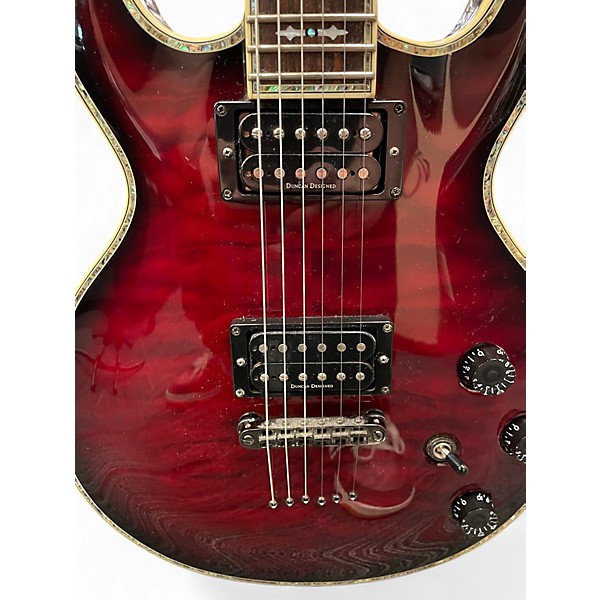 Used Schecter Guitar Research S1 ELITE Black Cherry Solid Body Electric Guitar